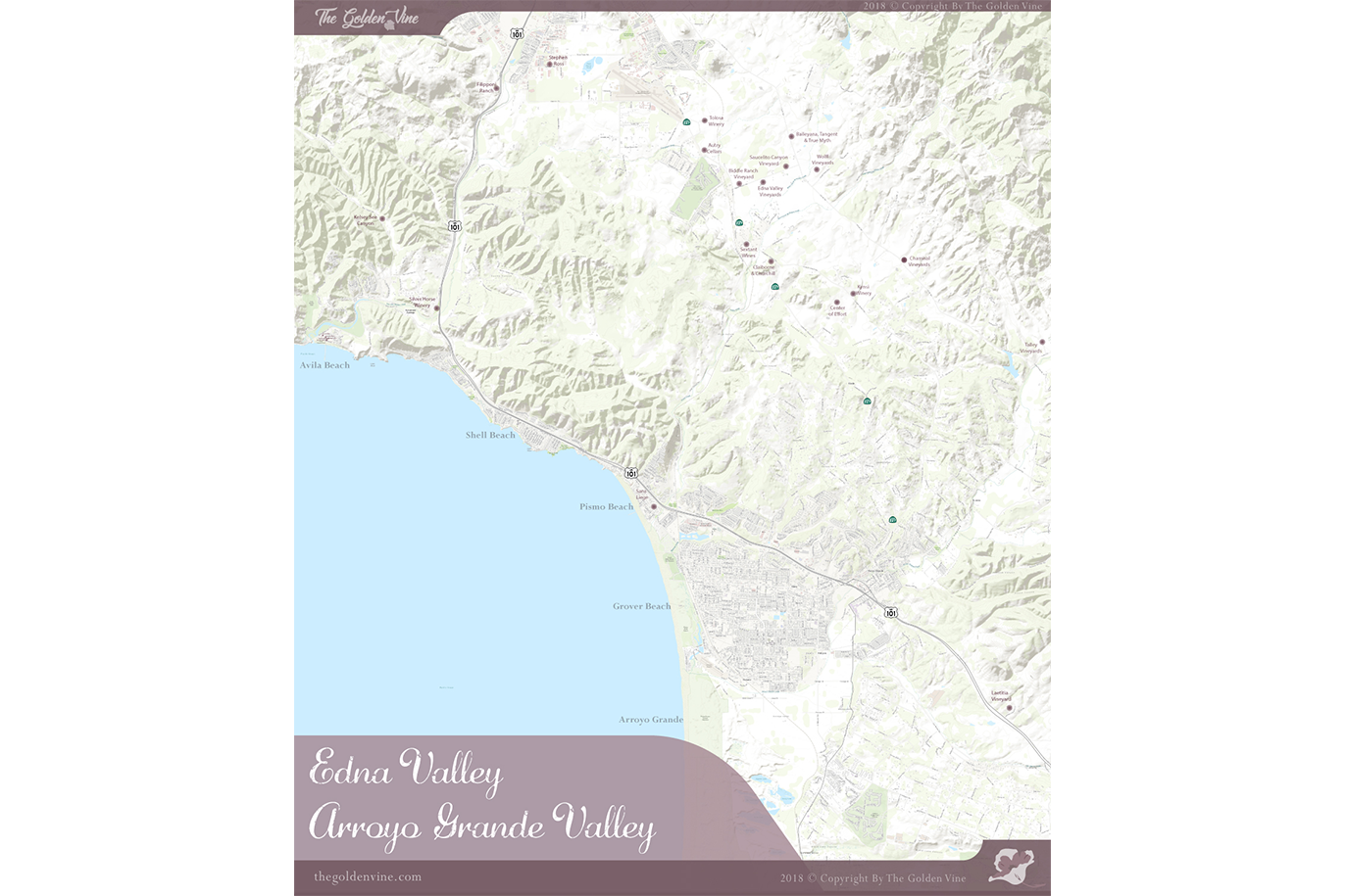 Edna Valley Map