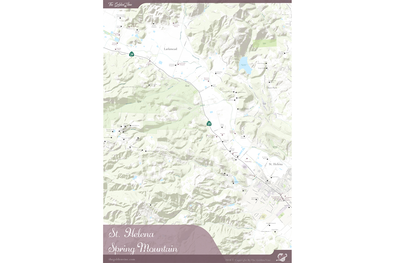 Napa Valley Map